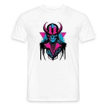 Retro-Zombie - Männer T-Shirt - Weiß - Vorne - AI Model Male 178 dark (178cm)