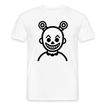 Clown Bande dessinée - T-shirt homme - blanc - Devant - AI Model Male 178 dark (178cm)