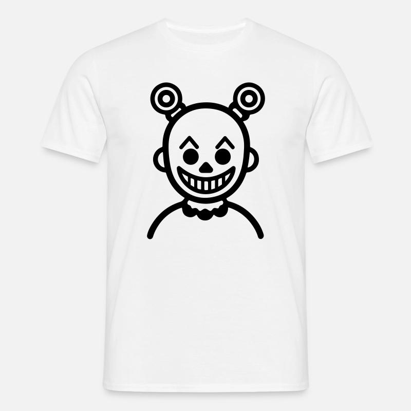 Clown Comic - Männer T-Shirt - Weiß