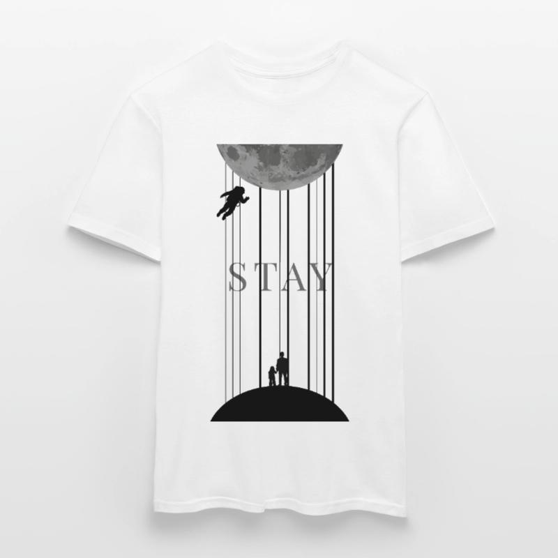 Interstellaire spatial avec séjour en code Morse T-shirt homme