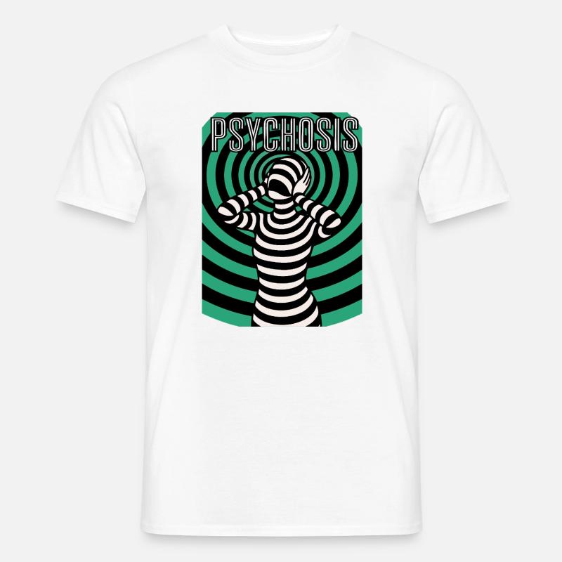 Psychedelische Psyche, Hypnos, Halluzination  - Männer T-Shirt - Weiß