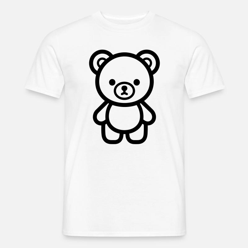 bear cub - Men’s T-shirt - white