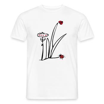 Ladybird - Men's T-Shirt - white - Front - AI Model Male 178 dark (178cm)