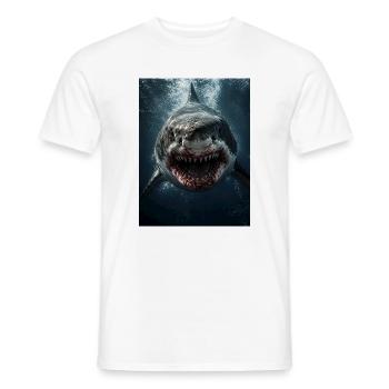 Requin - T-shirt homme - blanc - Devant - AI Model Male 178 dark (178cm)