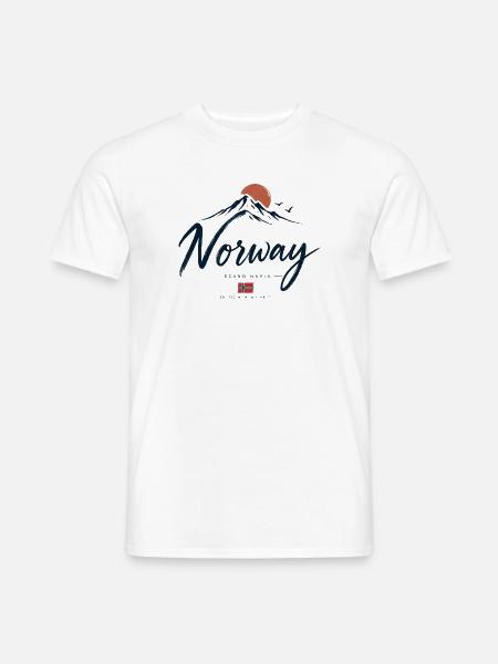 Norway - Männer T-Shirt - Weiß