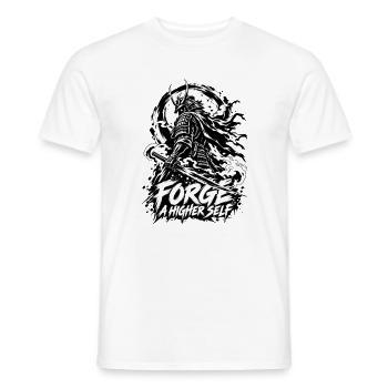 Schmiede dein Höheres Selbst - Männer T-Shirt - Weiß - Vorne - AI Model Male 178 dark (178cm)