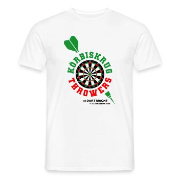 Körbiskrug Throwers  - Männer T-Shirt - Weiß - Vorne - AI Model Male 178 dark (178cm)