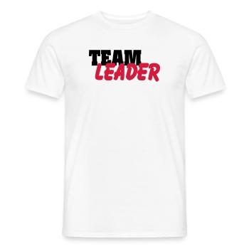 Team Leader - Männer T-Shirt - Weiß - Vorne - AI Model Male 178 dark (178cm)