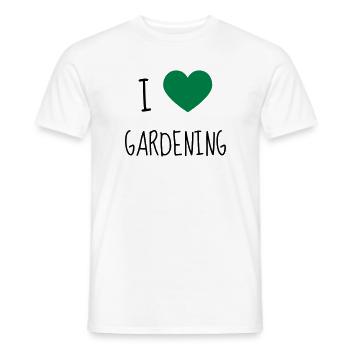 Garden - Gardener - Gardening - Green - Nature - Männer T-Shirt - Weiß - Vorne - AI Model Male 178 dark (178cm)