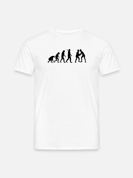 Ringen - Männer T-Shirt - Weiß