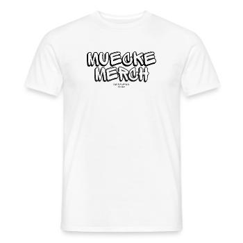 muecke merch - Männer T-Shirt - Weiß - Vorne - AI Model Male 178 dark (178cm)