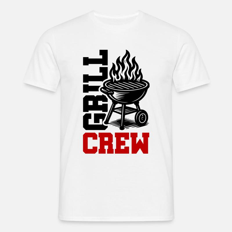 Grill Crew - Men's T-Shirt - white
