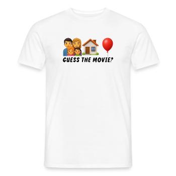 Family Life and Homely Feeling Illustration - Men's T-Shirt - white - Front - AI Model Male 178 dark (178cm)