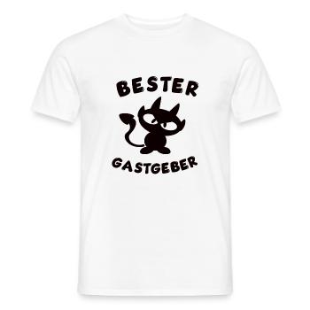 cooles bester Gastgeber Design - Männer T-Shirt - Weiß - Vorne - AI Model Male 178 dark (178cm)