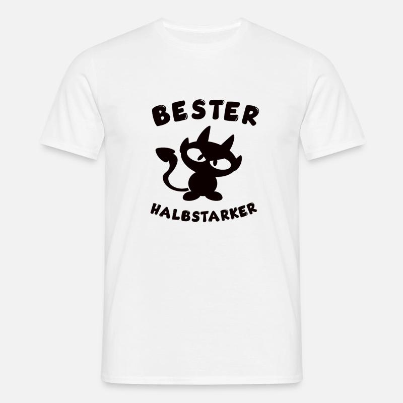 cool best half-strong design - Men's T-Shirt - white