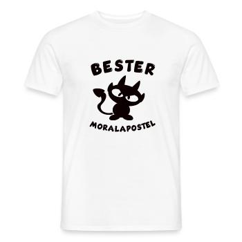 cooles bester Moralapostel Design - Männer T-Shirt - Weiß - Vorne - AI Model Male 178 dark (178cm)