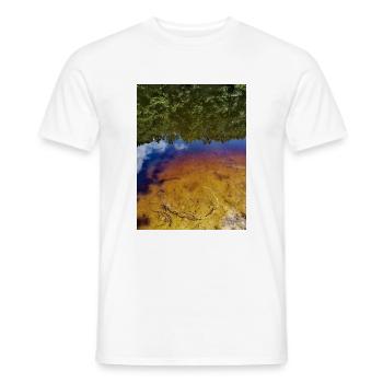 Reflection - Männer T-Shirt - Weiß - Vorne - AI Model Male 178 dark (178cm)