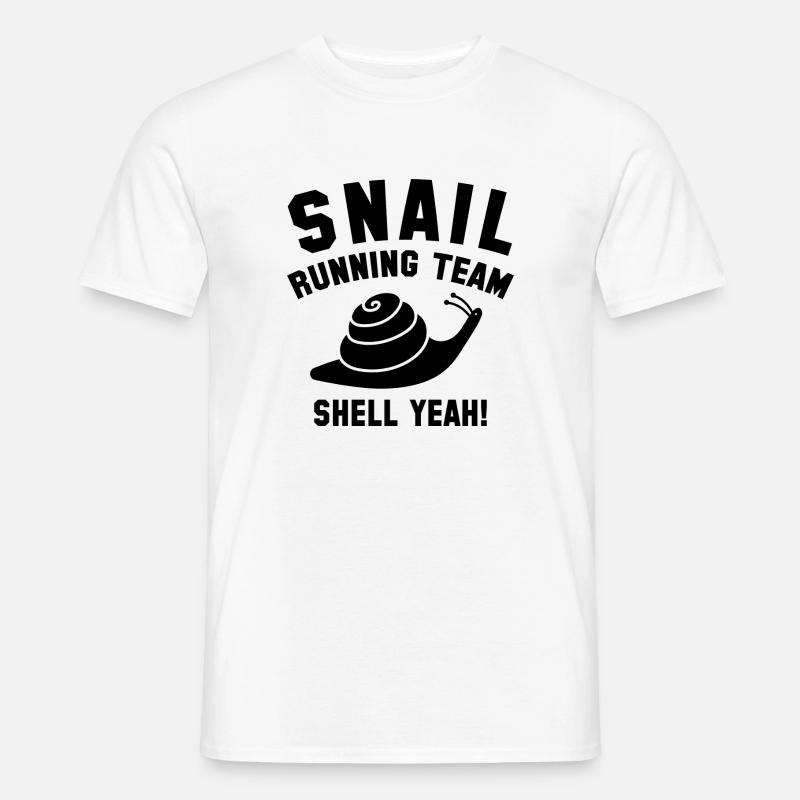 Équipe de course escargot - T-shirt homme - blanc