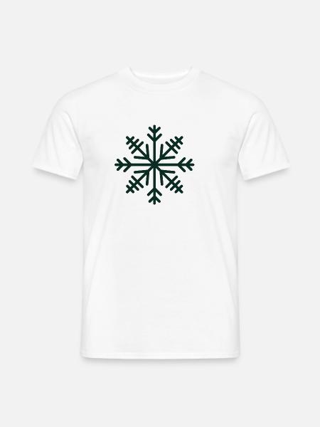 Snowflake - Men's T-Shirt - white