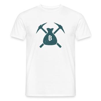 Bergbau - Männer T-Shirt - Weiß - Vorne - AI Model Male 178 dark (178cm)