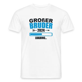 Ich werde Großer Bruder 2024 - T-shirt homme - blanc - Devant - AI Model Male 178 dark (178cm)
