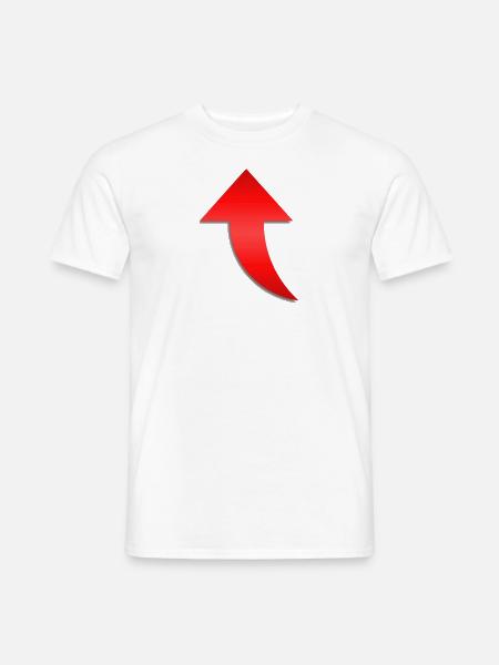 Arrow red - Men's T-Shirt - white
