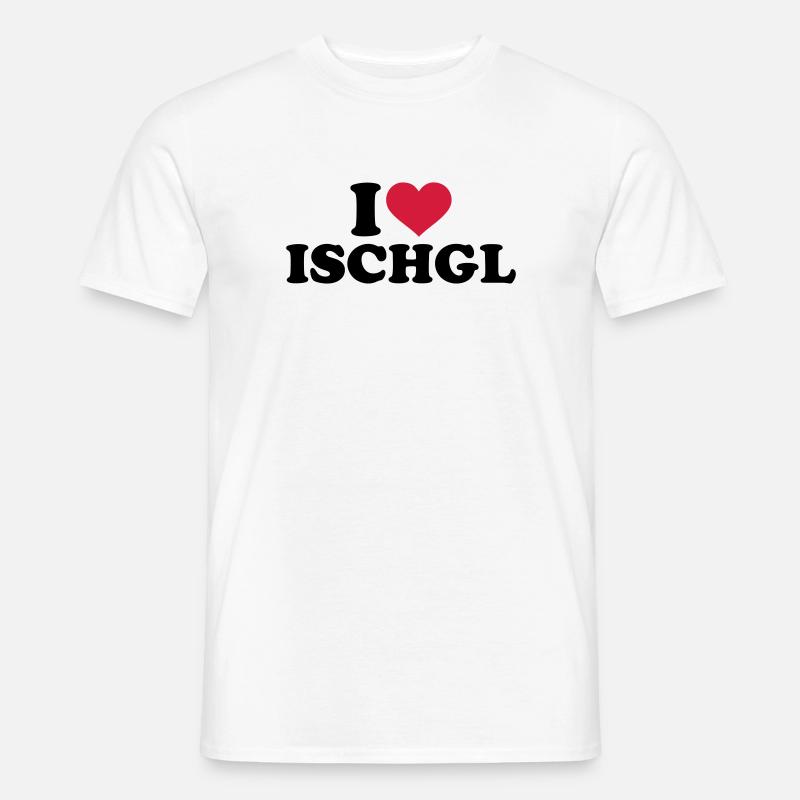 Ischgl - Männer T-Shirt - Weiß