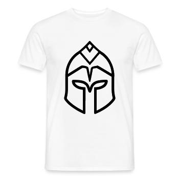 Sparta Spartanischer Krieger - Männer T-Shirt - Weiß - Vorne - AI Model Male 178 dark (178cm)