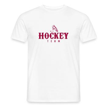 Eishockeymannschaft | Eishockeymannschaft - Männer T-Shirt - Weiß - Vorne - AI Model Male 178 dark (178cm)