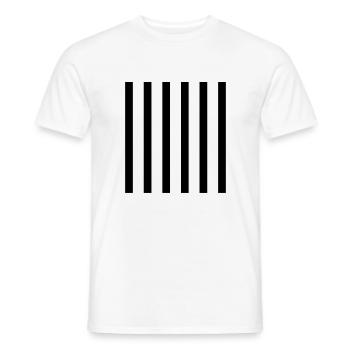 Style Stripes - Männer T-Shirt - Weiß - Vorne - AI Model Male 178 dark (178cm)
