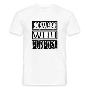 Progress Growth Change Development Enthusiasm - Men's T-Shirt - white - Front - AI Model Male 178 dark (178cm)