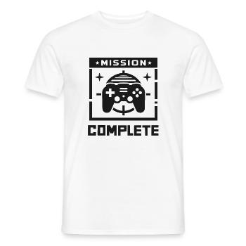 Mission accomplie - T-shirt homme - blanc - Devant - AI Model Male 178 dark (178cm)