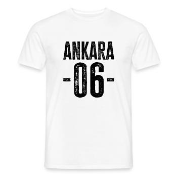 Ankara 06 – Proud of the Capital Region - Men's T-Shirt - white - Front - AI Model Male 178 dark (178cm)