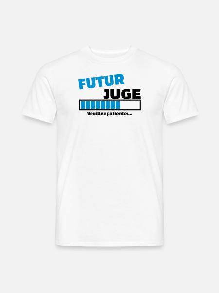 futur juge - T-shirt homme - blanc