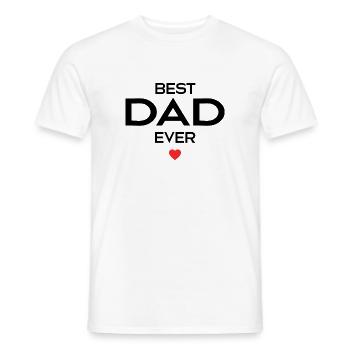 Best Dad Ever - T-shirt homme - blanc - Devant - AI Model Male 178 dark (178cm)