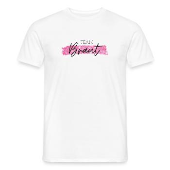 Team Braut pink - Männer T-Shirt - Weiß - Vorne - AI Model Male 178 dark (178cm)