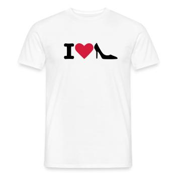 Schuhe - Männer T-Shirt - Weiß - Vorne - AI Model Male 178 dark (178cm)