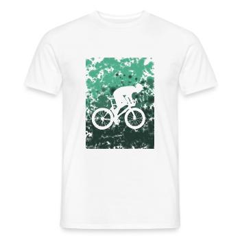 fahrrad rennrad - Männer T-Shirt - Weiß - Vorne - AI Model Male 178 dark (178cm)