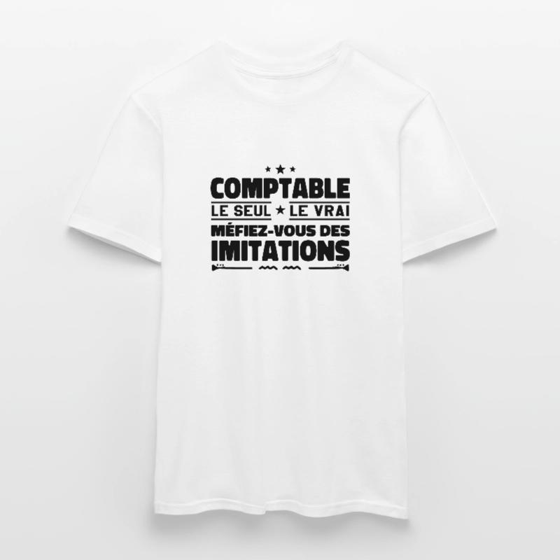 Comptable le seul. Comptable le vrai. Comptable T-shirt homme