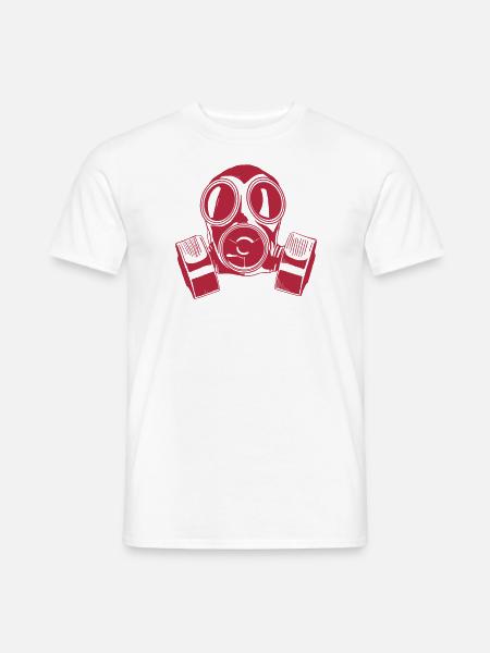gasalarm - Männer T-Shirt - Weiß