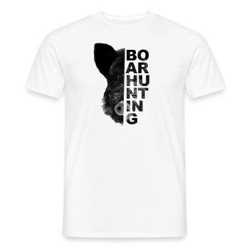 Hunter Huntress Hunting Hunting Hunting Hunting Hunter Hunt - Men's T-Shirt - white - Front - AI Model Male 178 dark (178cm)