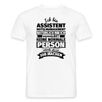 Assistent Hotelmanagement Geschenke - Männer T-Shirt - Weiß - Vorne - AI Model Male 178 dark (178cm)