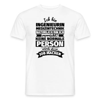 Ingenieurin Medizintechnik Geschenke - Männer T-Shirt - Weiß - Vorne - AI Model Male 178 dark (178cm)