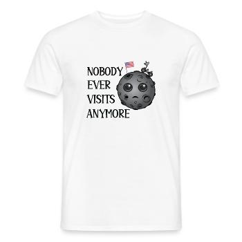 Mondlandung, die niemand mehr besucht - Männer T-Shirt - Weiß - Vorne - AI Model Male 178 dark (178cm)