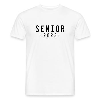 Senior 2023 Classe de 2023 - T-shirt homme - blanc - Devant - AI Model Male 178 dark (178cm)