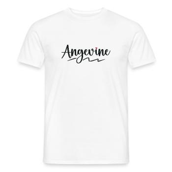 Angevine - T-shirt homme - blanc - Devant - AI Model Male 178 dark (178cm)