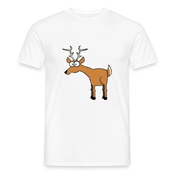 Lustiges Nikolaus T-Shirt - Männer T-Shirt - Weiß - Vorne - AI Model Male 178 dark (178cm)