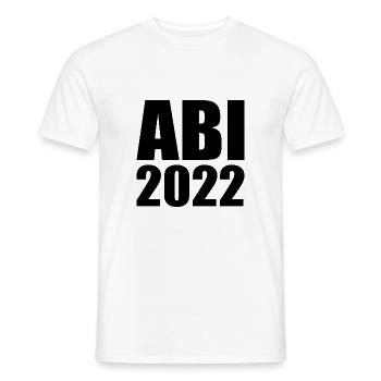 Abi 2022 - Männer T-Shirt - Weiß - Vorne - AI Model Male 178 dark (178cm)