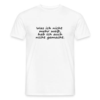 Ce que je ne sais pas ... - T-shirt homme - blanc - Devant - AI Model Male 178 dark (178cm)