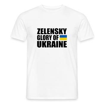 selenskyj - Männer T-Shirt - Weiß - Vorne - AI Model Male 178 dark (178cm)